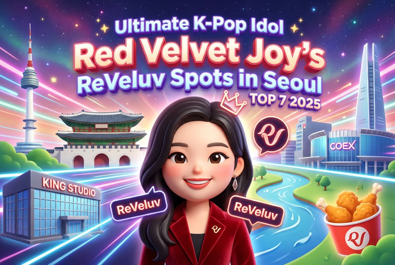 Ultimate K-Pop Idol Red Velvet Joy's ReVeluv Spots in Seoul  TOP 7 2025