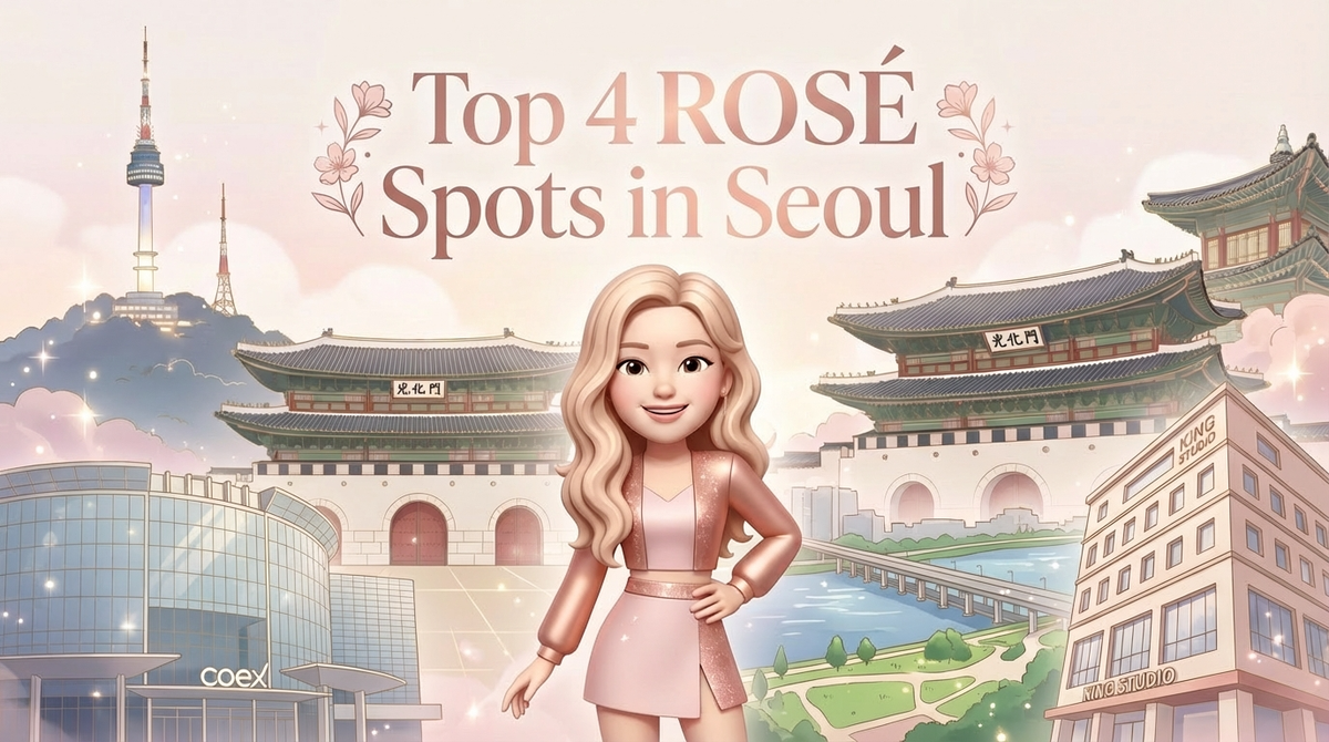 Top 4 ROSÉ Spots in Seoul The Ultimate K-Pop Bucket List & Recording Experience
